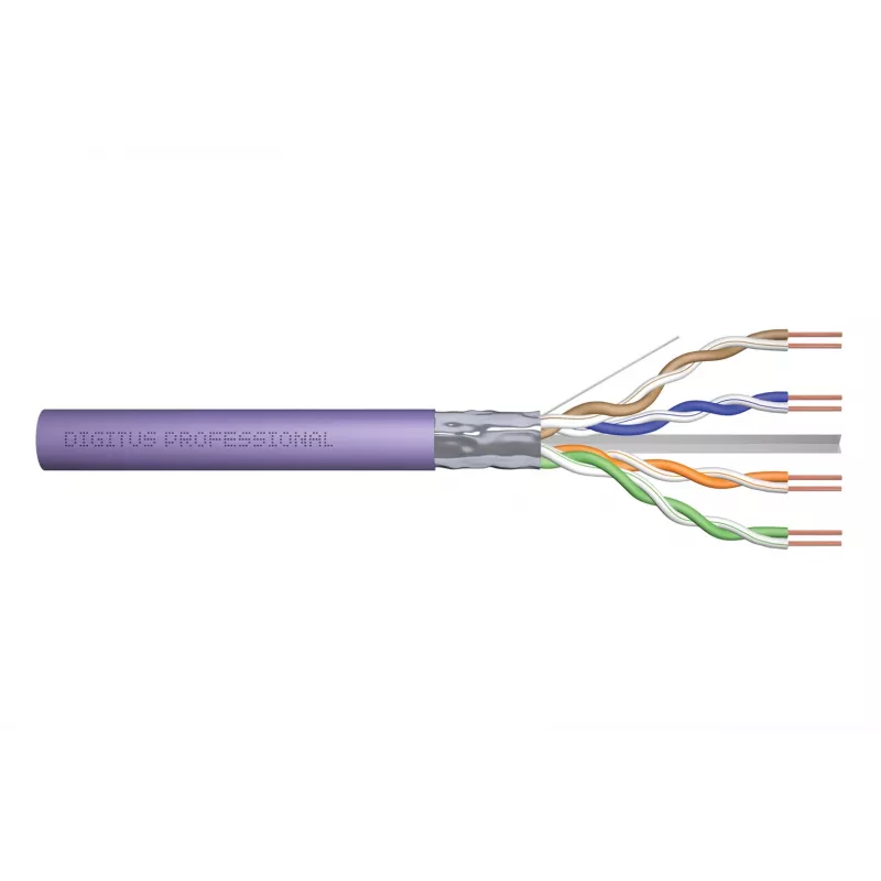 Sieťový kábel Digitus DK-1624-VH-1 F/UTP Cat.6 100m čierny