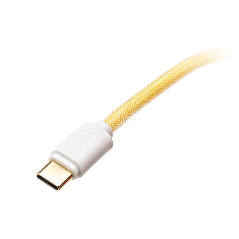 Ducky Premicord Afterglow špirálový kábel, USB Type-C na Type-A - 1,8 m