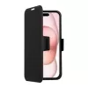 Puzdro na telefón SCREENOR Clever pre Apple iPhone 17 — kompatibilné s MagSafe, umelá koža s TPU rámom, čierne