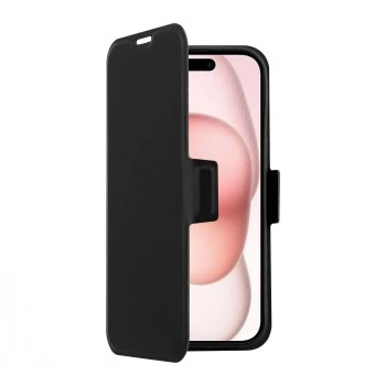 Puzdro na telefón SCREENOR Clever pre Apple iPhone 17 — kompatibilné s MagSafe, umelá koža s TPU rámom, čierne
