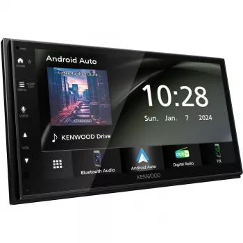 Kenwood Double-DIN moniceiver s Android Auto, Apple CarPlay, DAB+ tuner, konektor pre cúvaciu kameru