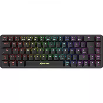 Sharkoon PureWriter W65 klávesnica herná RF bezdrôtová QWERTZ nemecká čierna