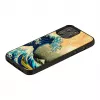 Ochranné puzdro iKins pre Apple iPhone 12 Pro Max s dizajnom Great Wave