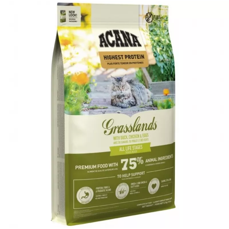 ACANA Grasslands Cat – suché krmivo pre mačky – 4,5 kg