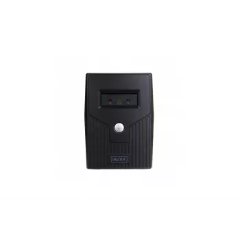 Záložný zdroj napájania DIGITUS Line-Interactive DN-170064-B 800 VA (480 W), AVR, LCD, Tower, 2 AC výstupy, typ F