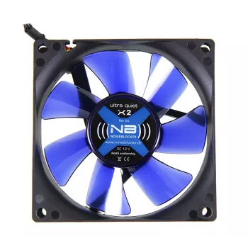 Fan Noiseblocker BlackSilentFan X2 8 cm 1800 ot/min 45 m³/h čierny