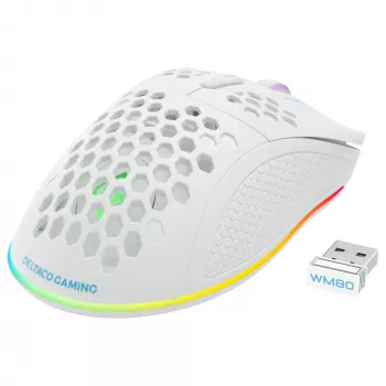 Herná myš Deltaco GAM-120-W RF bezdrôtová USB Type-C