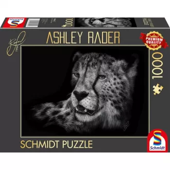 Ashley Rader: Speed - Gepard, Im Zeichen der Anmut, Puzzle 1000 dielikov
