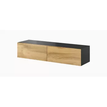Cama TV stojan VIGO 140 30/140/40 čierna/dub wotan