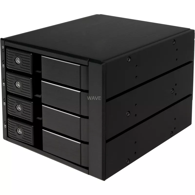 SilverStone SST-FS304-12G externá 3,5-palcová skriňa, 4-Bay – čierna