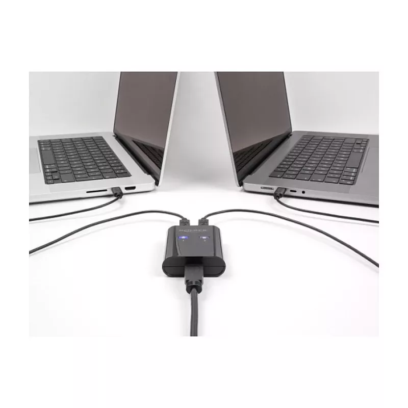 DeLOCK USB switch 2 PC na 1 zariadenie 5 Gbps čierna