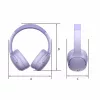 Slúchadlá MANTA HDP1001PU Rytmo Elegance fialové over-ear káblové, model HDP1001PU