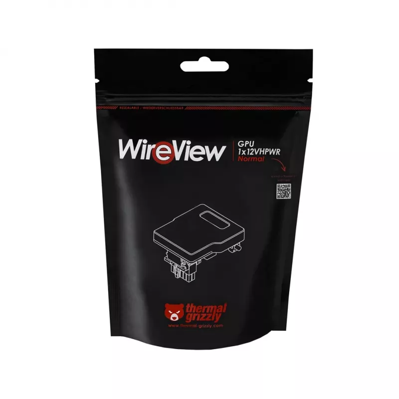 Thermal Grizzly | WireView | GPU 1x12VHPWR Reversed | čierna | N/A
