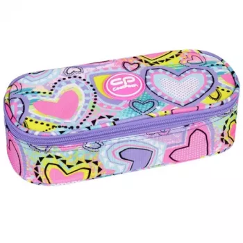 Puzdro na perá CoolPack Campus PASTEL HEART
