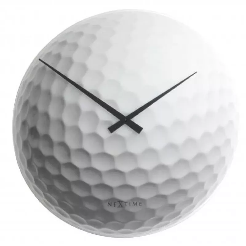 NeXtime hodiny 8806 Tiger, Ø30 cm, nástenné, biele