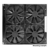 Rozdeľovač radiátora Watercool MO-RA X-Splitter pre ventilátory Noctua NF-A20