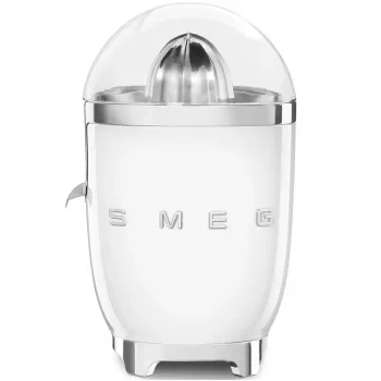 Elektrický lis na citrusy Smeg CJF11WHEU 70 W biela nehrdzavejúca oceľ