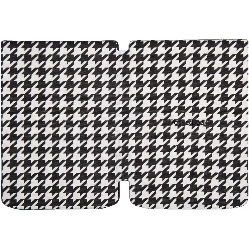 Folio puzdro pre 6-palcovú čítačku e-kníh PocketBook Shell — čierne/biele, 112 × 160 × 12,5 mm