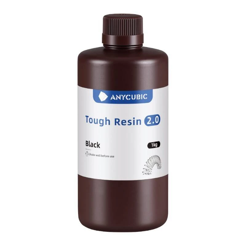 Fotopolymérová živica AnyCubic Tough Resin 2.0 čierna 1 kg SRX2BK-101A