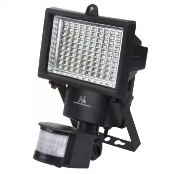 Maclean MCE442 Solárne LED svetlo s pohybovým senzorom reflektor nástenné svietidlo súmrakový IP44 6W 6000K
