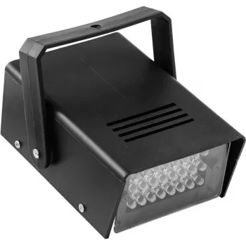 Stroboskopické svetlo EUROLITE 52200648 biele — kompaktný disco stroboskop
