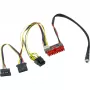 Inter-Tech 88882193 - ATX (20-pinový) - SATA 15-pinový + Molex (4-pinový) - rovný - rovný - viacfarebný - 35 mm (88882193)