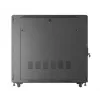 19-palcový rack rozvádzač LANBERG FF01-6222-23B 22U 600x1200 mm čierny perforované dvere