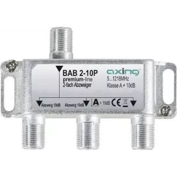 BAB 2-10P - SAT odbočovač 2-násobný 10 dB (BAB 2-10P)