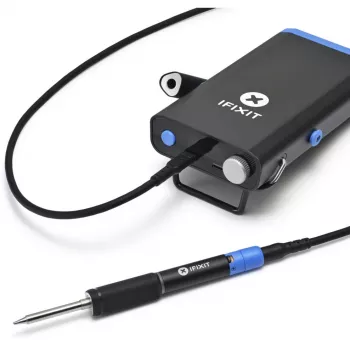 Fixhub Power Series prenosná spájkovačka, spájkovačka čierna/modrá, 100 W, USB-C, powerstation