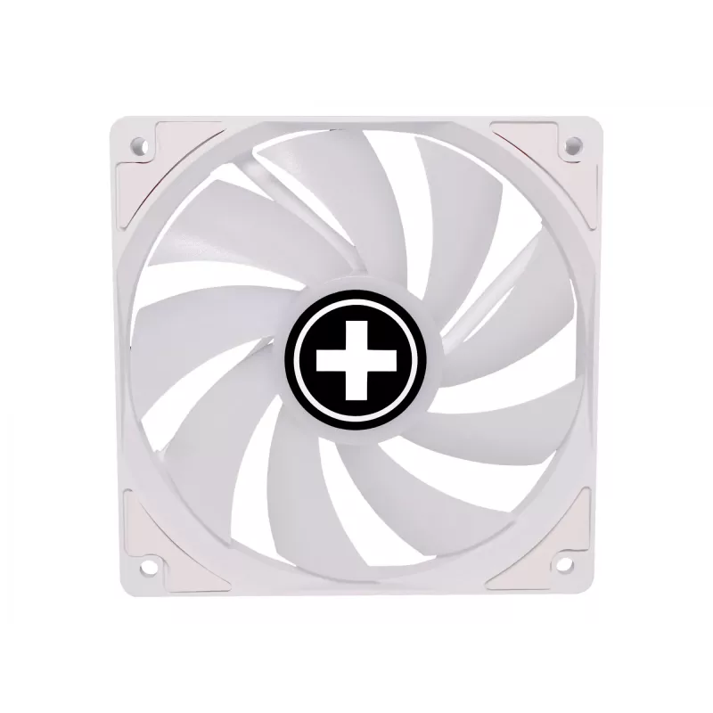 120-mm ventilátor skrine XILENCE Performance A+ XF064 s fluiddynamickým ložiskom, 500–1500 U/min, biely