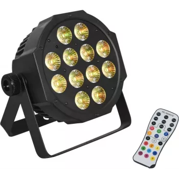LED podlahové svetlo EUROLITE SLS-12 QCL 12x4W RGBW — 12x4W RGBW svetlá, QCL LED
