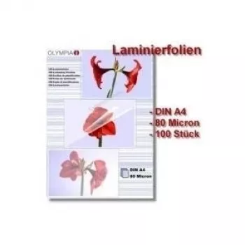 Laminovacie fólie Olympia 1x100 DIN A4 80 mikrónov