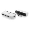 Belkin USB 2.0 4-portový cestovný hub, strieborný, F4U021bt