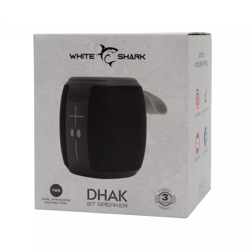 Prenosný reproduktor White Shark GBT-888 Dhak čierny