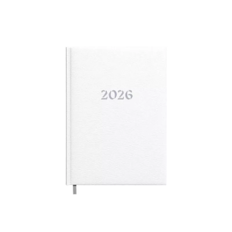 Plánovací kalendár-notebook 2026 A5 biela