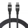 USB-C na USB-C kábel Anker A82E2 — USB 2.0, 1,8 m, čierny