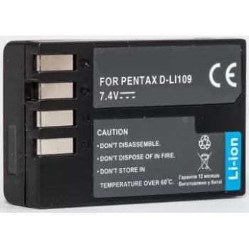 Nabíjateľná batéria do fotoaparátu Extra Digital D-Li109 7,2V 1860mAh (MPN DV00DV1283)