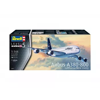 Hotový model Revell Airbus A380-800 Lufthansa New Livery