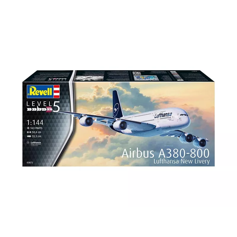 Hotový model Revell Airbus A380-800 Lufthansa New Livery