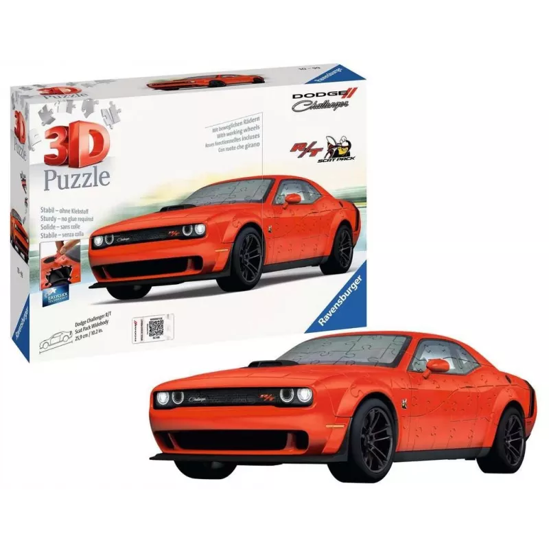 3D puzzle Ravensburger Dodge Challenger R/T Scat Pack Widebody 108 dielov