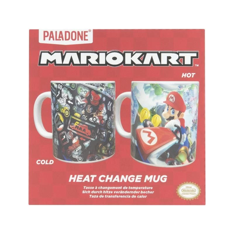 Hrnček Paladone Mario Kart tepelne citlivý viacfarebný PP8307NN