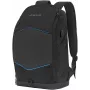 Batoh na notebook Tellur TLL611282 s USB konektorom a podsvieteným pásom, čierny