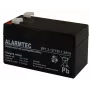 Zapečatená VRLA AGM batéria Alarmtec EMU Electronic BP 1.2-12 — 12 V, 1,2 Ah, 43×59 mm, 570 g