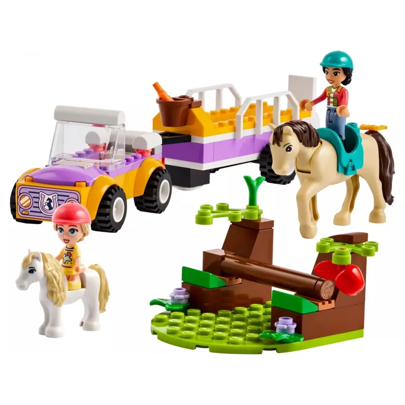 LEGO Friends sada s konským a poníkovým prívesom 42634