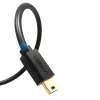 Ugreen USB kábel - Mini-USB 480 Mbit/s 3 m US132 (čierny)