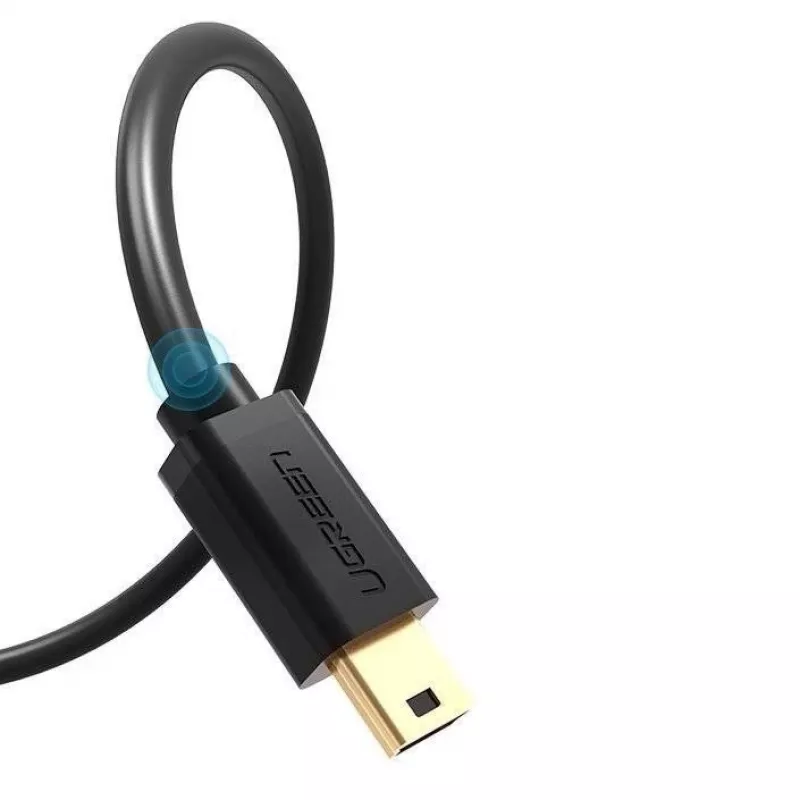 Ugreen USB kábel - Mini-USB 480 Mbit/s 3 m US132 (čierny)