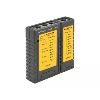 Delock tester káblov + Portfinder - sada sieťového testera (86407)