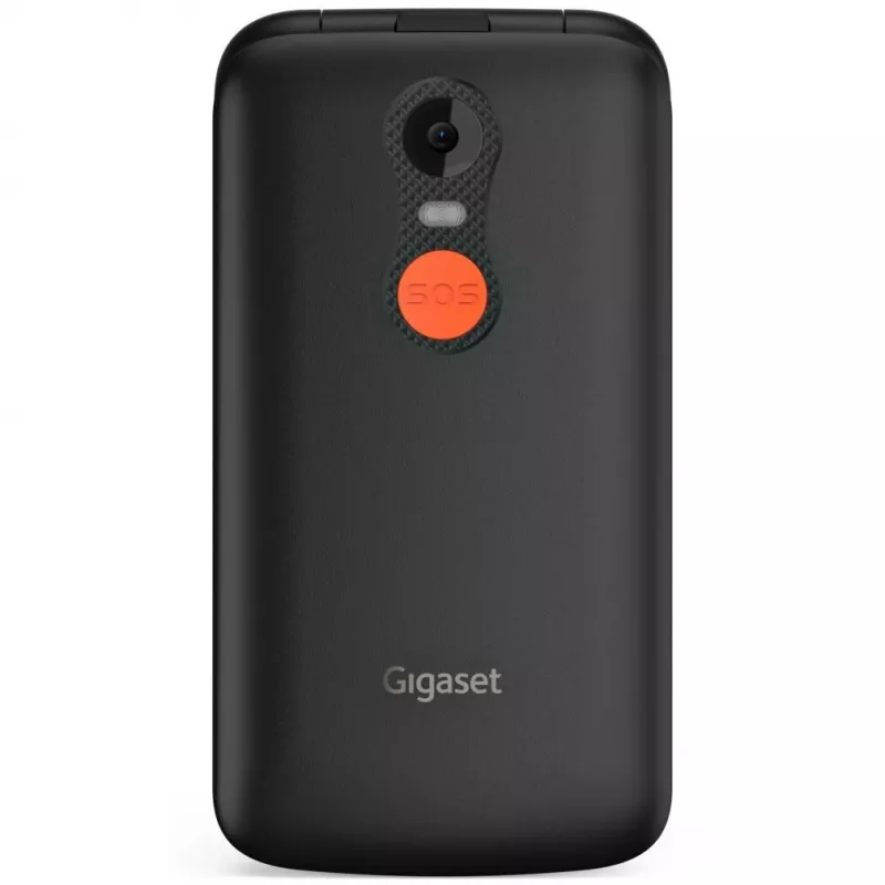 Gigaset GL595 telefón pre seniorov 7,11 cm (2,8 palca) Dual SIM, tlačidlo SOS, odolný voči striekajúcej vode a prachu, 32 MB RAM, slot microSD, čierny