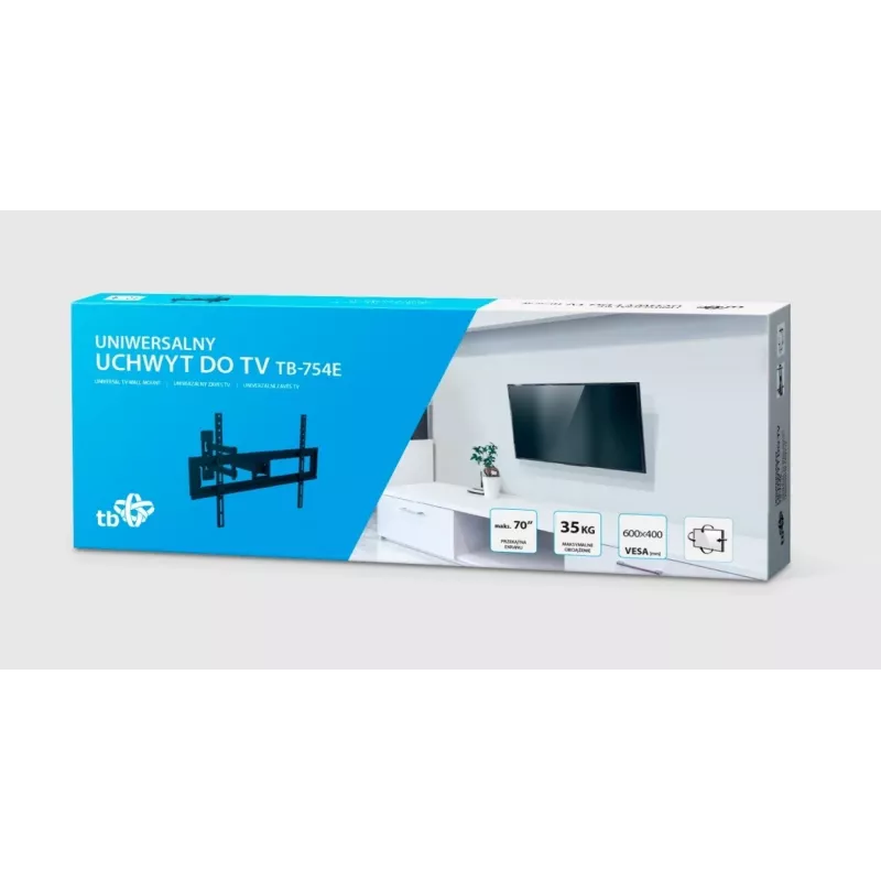 TV držiak na stenu TB-754E 37-70 palcov 35kg max VESA 600x400