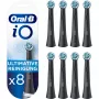 Náhradné hlavice zubnej kefky Oral-B IOUR8BK balenie 8 ks, čierna